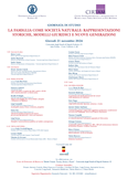 Programma della Giornata di studio La famiglia come società naturale