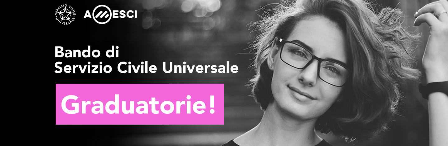 Bando di Servizio Civile Universale. Graduatorie!