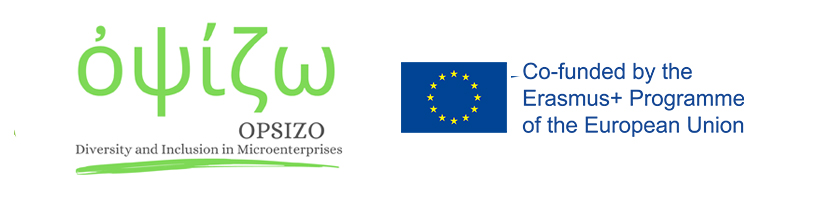 Logo del progetto OPSIZO con loghi OPSIZO, Erasmus+ 