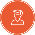 post degree student icon