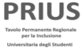 Logo PRIUS con la scritta PRIUS Tavolo Permanente Regionale per la Inclusione Universitaria degli Studenti