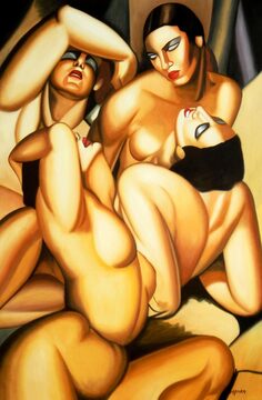Gruppo di quattro nudi di Tamara de Lempicka