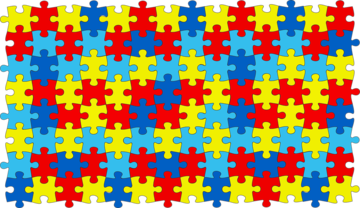 puzzle simbolo autismo