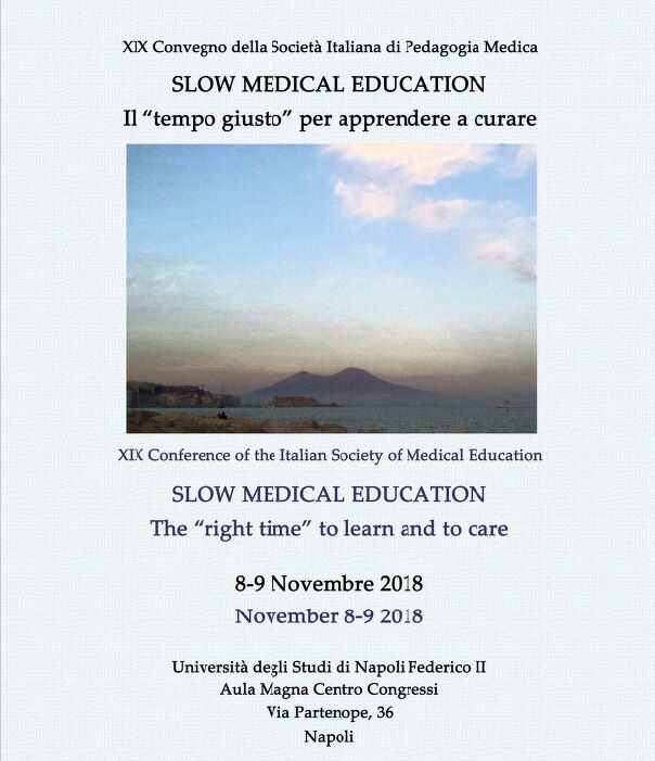 Locandina Congresso "Slow Mediacal Education"